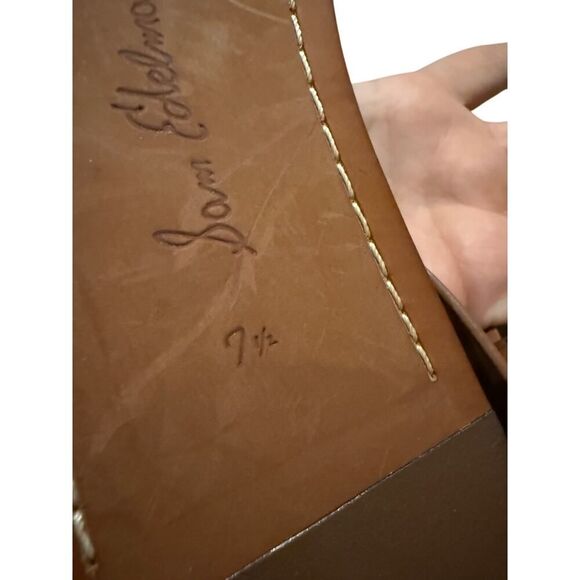 Sam Edelman Ilsie Sandal In Cognac Sz. 7.5 - Picture 6 of 8